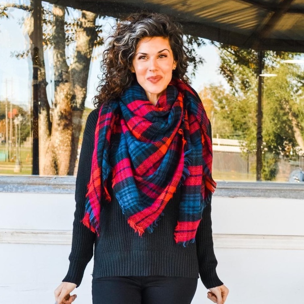 Red Plaid scarf